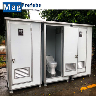 качество  Industrial cheap outdoor movable public portable sandwich panel toilet cubicle for rental завод
